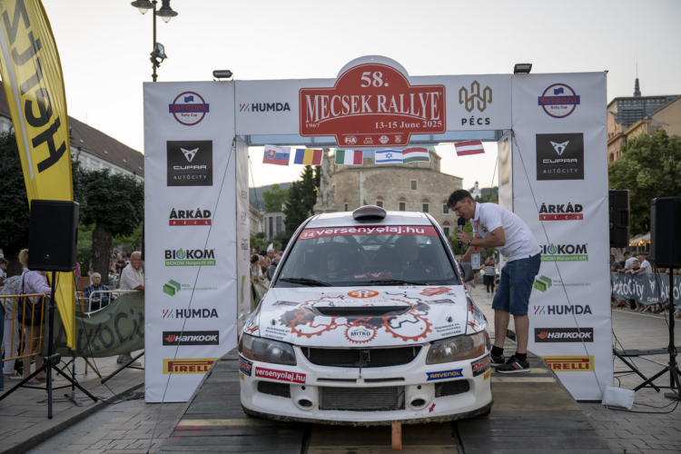 Törött újjal is a dobogón a Mitropa Ralin!